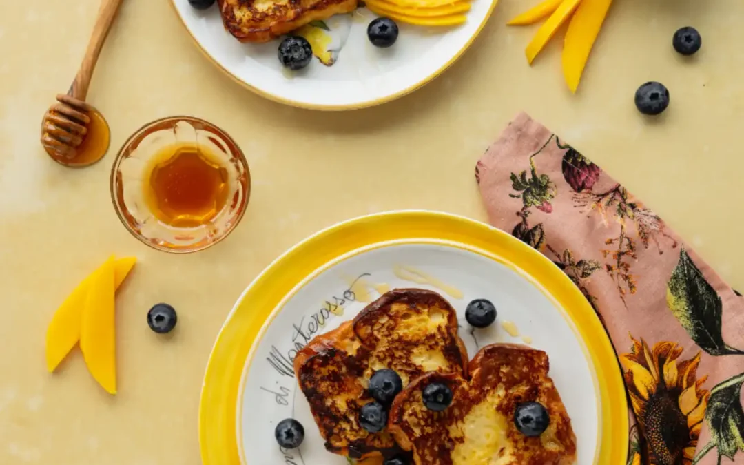 French Toast mit Mangoessig